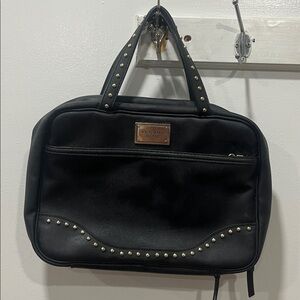 Victoria's Secret Black Studded Makeup Bag